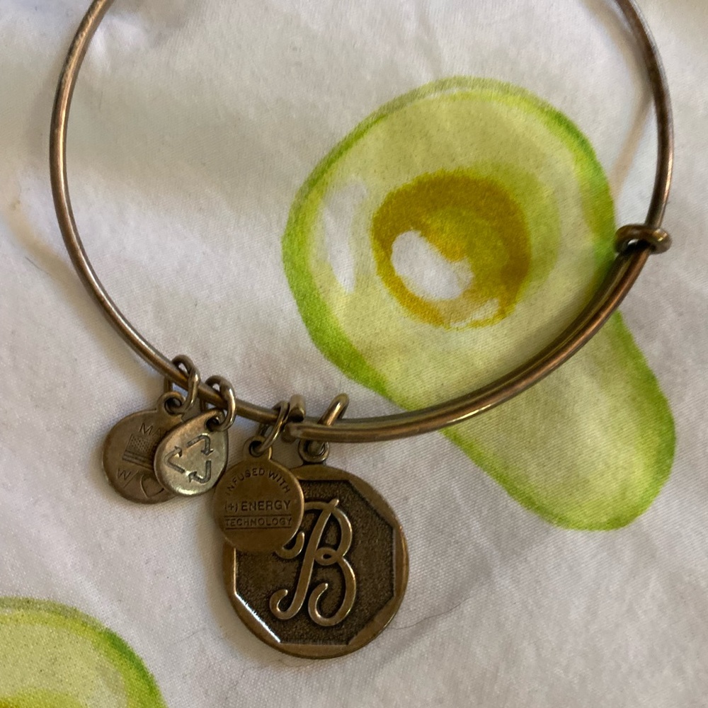 Alex and Ani bracelet letter B